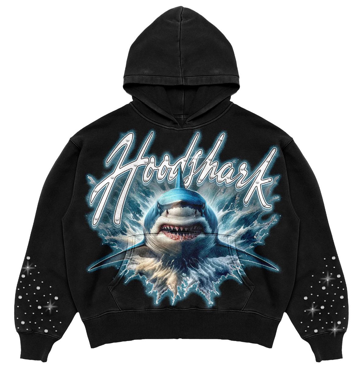 Rhinestone Retro Hoodie