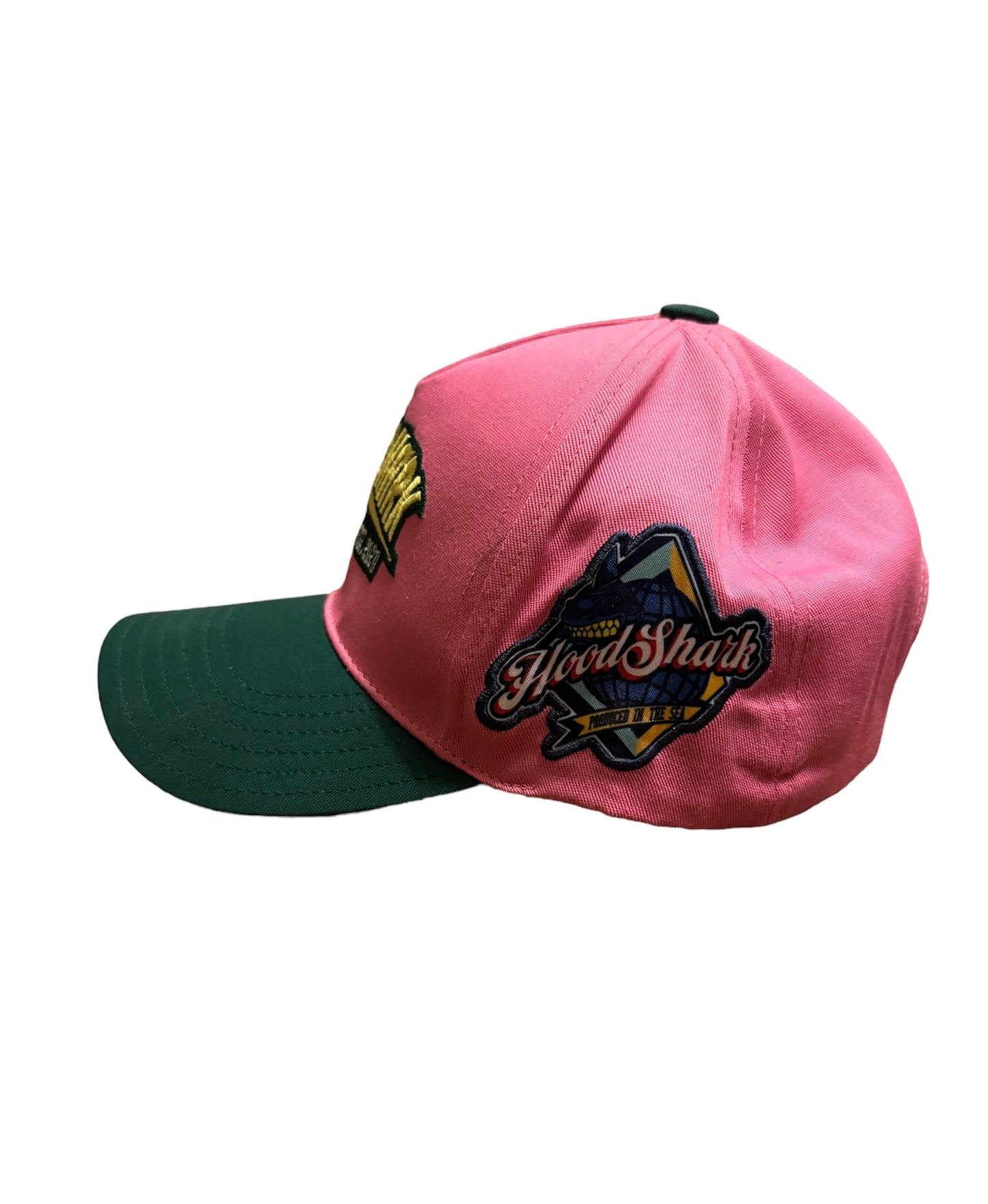 Pink and Green baseball cap