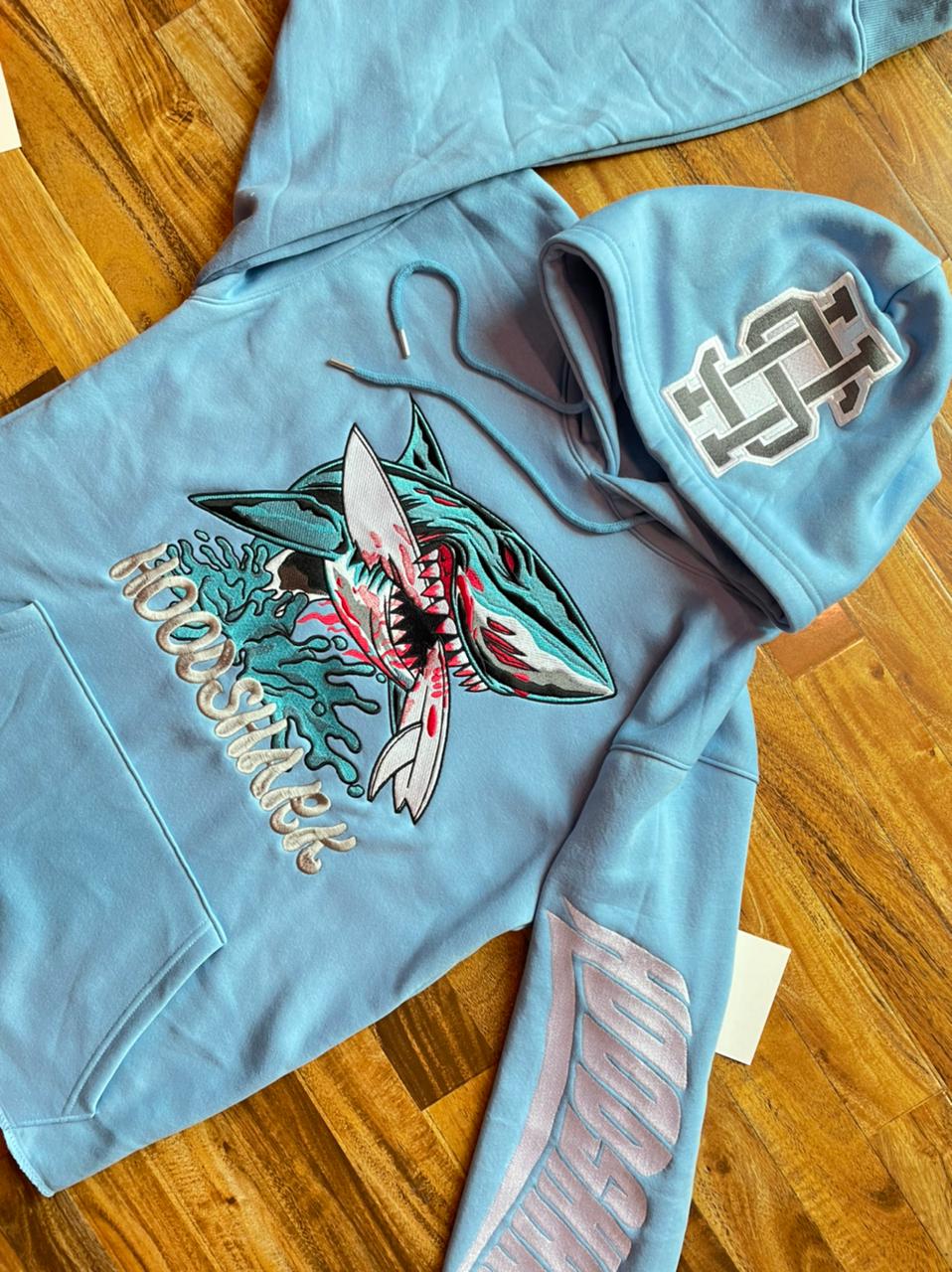 UNC Blue Biggest Shark in the Hood Hoodie