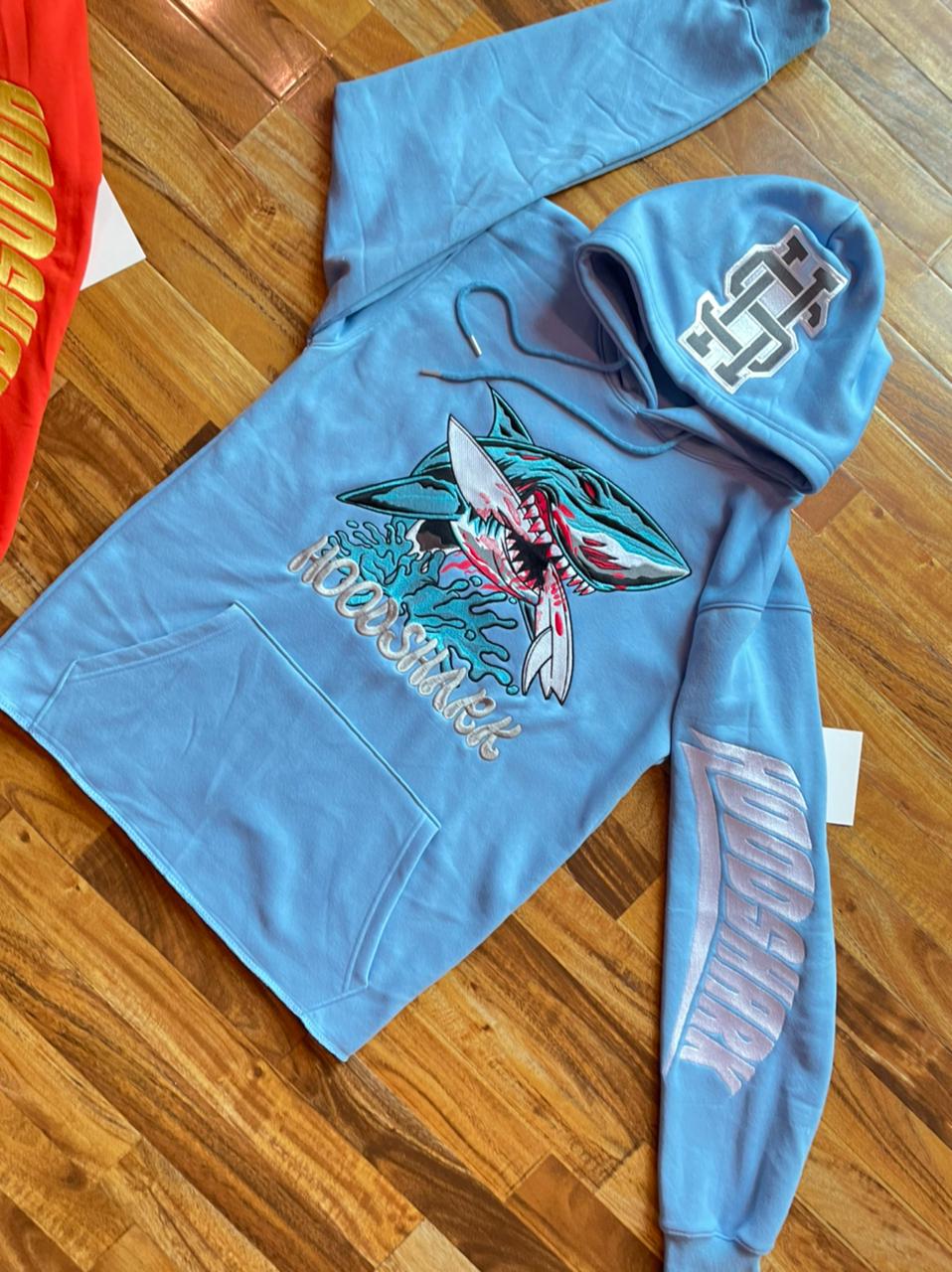 UNC Blue Biggest Shark in the Hood Hoodie